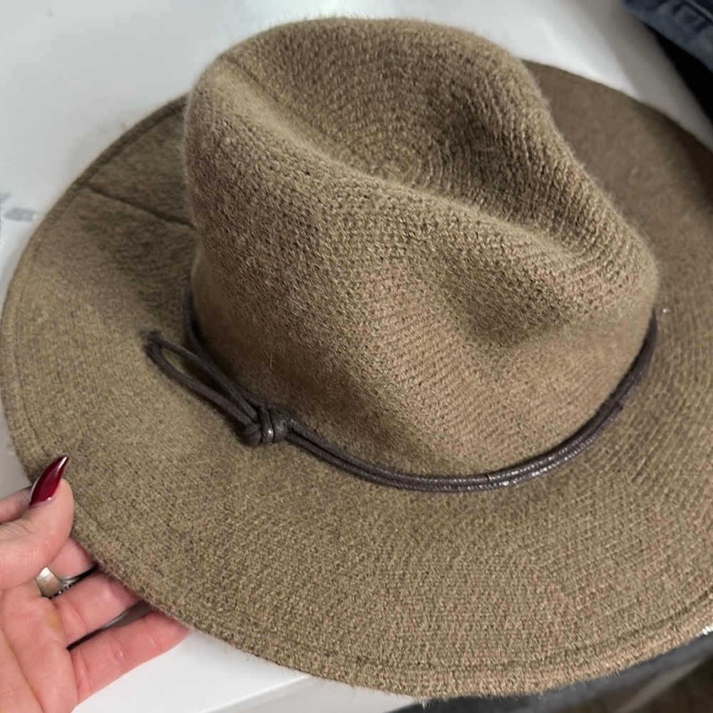 Brown Fall Wool Hat